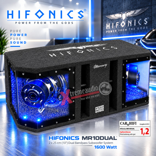 Hifonics 10dual bandpass 25 - hifonics, mr-10dual